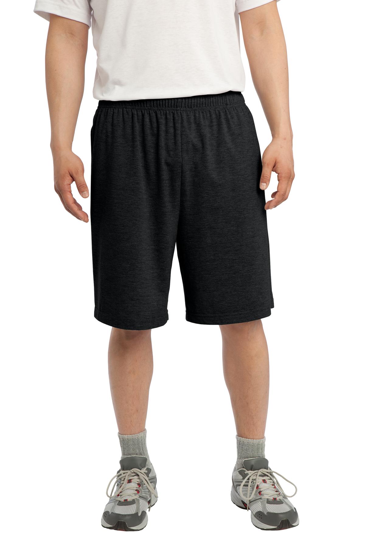 Sport-Tek Jersey Knit Short with Pockets-Sport&#45;Tek