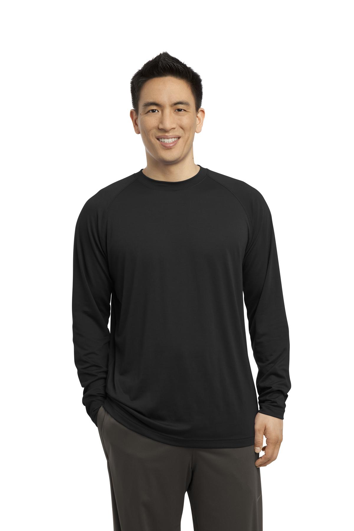 Sport-Tek Activewear T-Shirts for Hospitality ® Long Sleeve Ultimate Performance Crew.-Sport-Tek