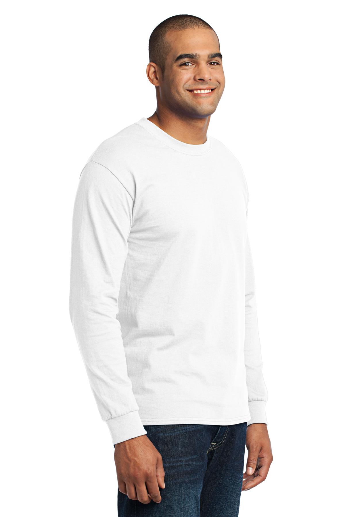 Port & Company Tall Long Sleeve Core Blend Tee. PC55LST