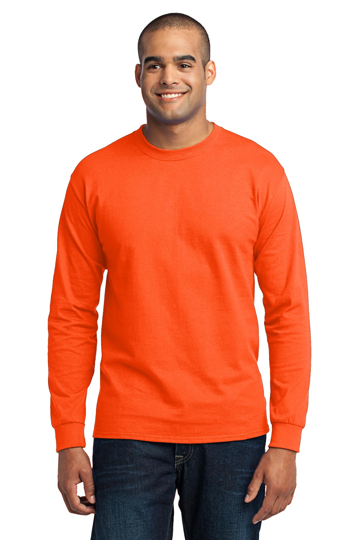 Port & Company Tall Long Sleeve Core Blend Tee. PC55LST