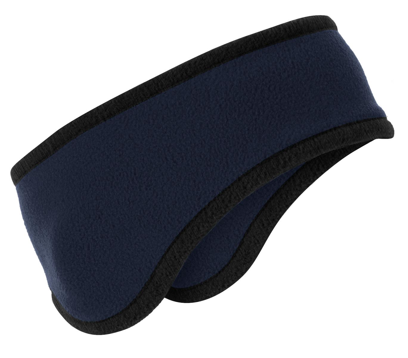 Port Authority Hospitality Accessories & Caps ® Two-Color Fleece Headband.-Port Authority