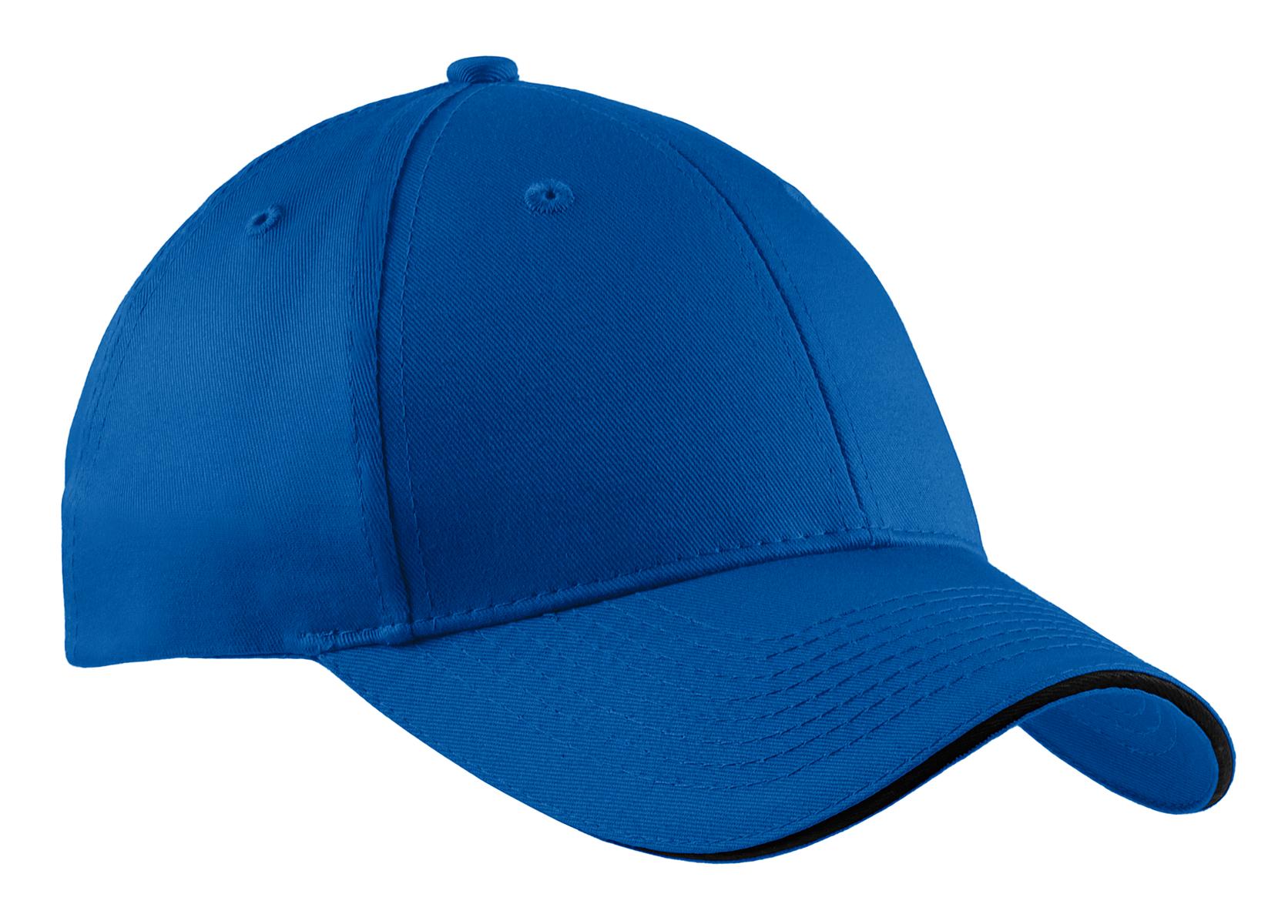 Port Authority ® Cotton Twill Sandwich Bill Cap. CP85 - Image 5