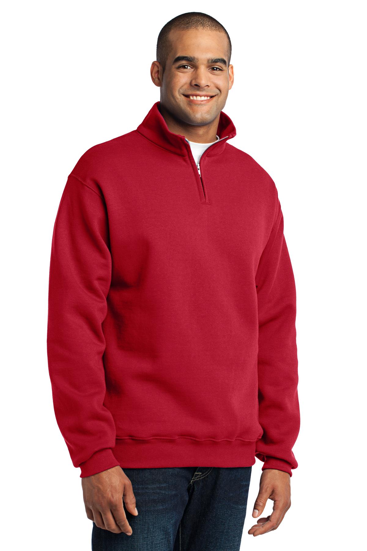 Jerzees - NuBlend 1/4-Zip Cadet Collar Sweatshirt. 995M