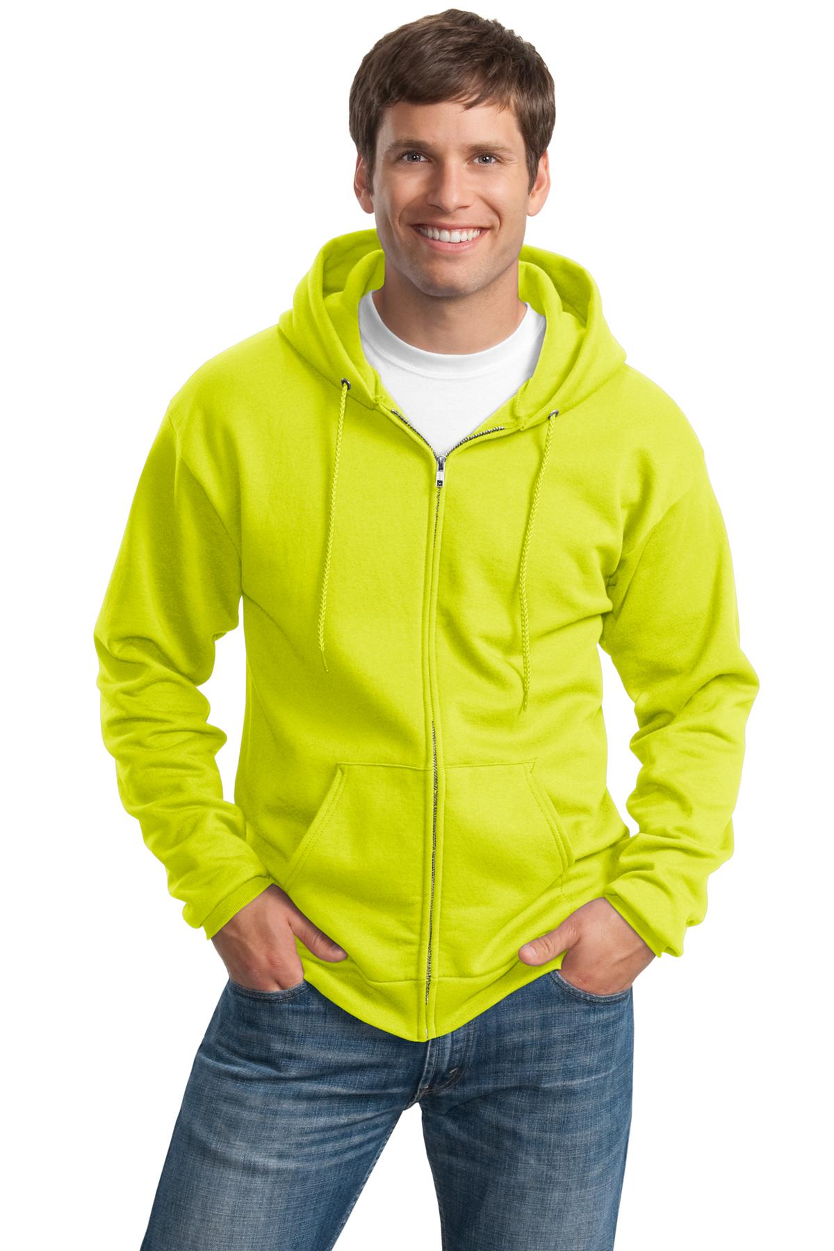 Port and Company Tall Essential Fleece Full-Zip Hooded Sweatshirt. PC90ZHT