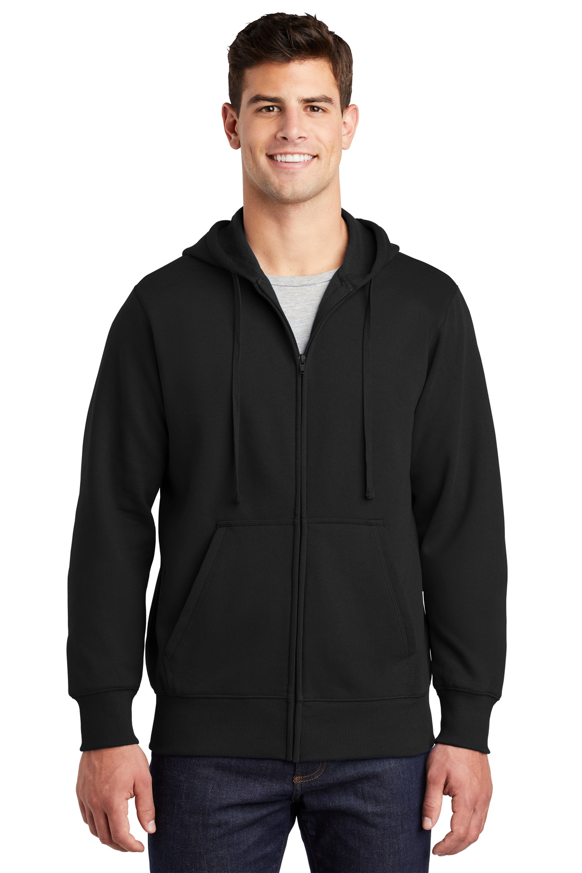 Sport-Tek Full-Zip Hooded Sweatshirt-