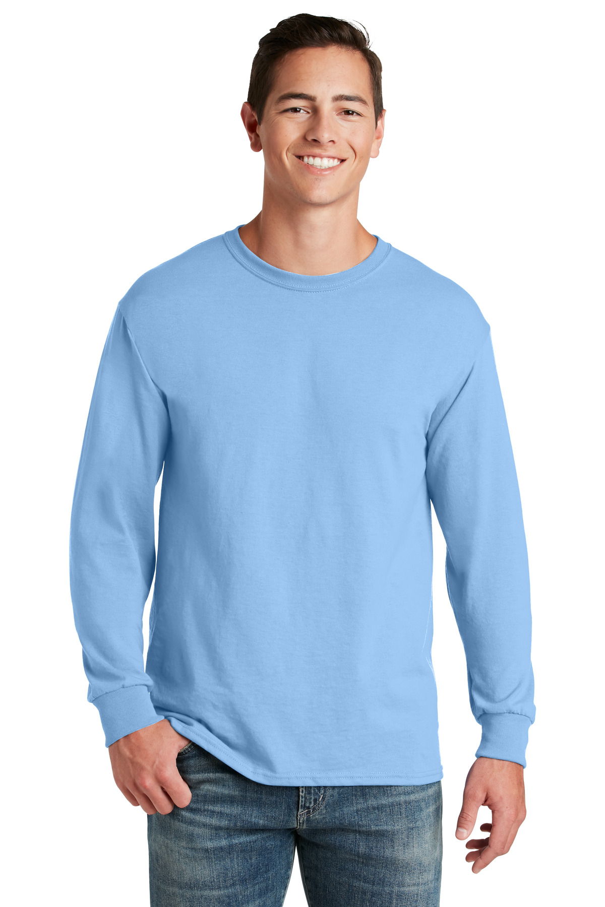 JERZEES - Dri-Power 50/50 Cotton/Poly Long Sleeve T-Shirt.  29LS