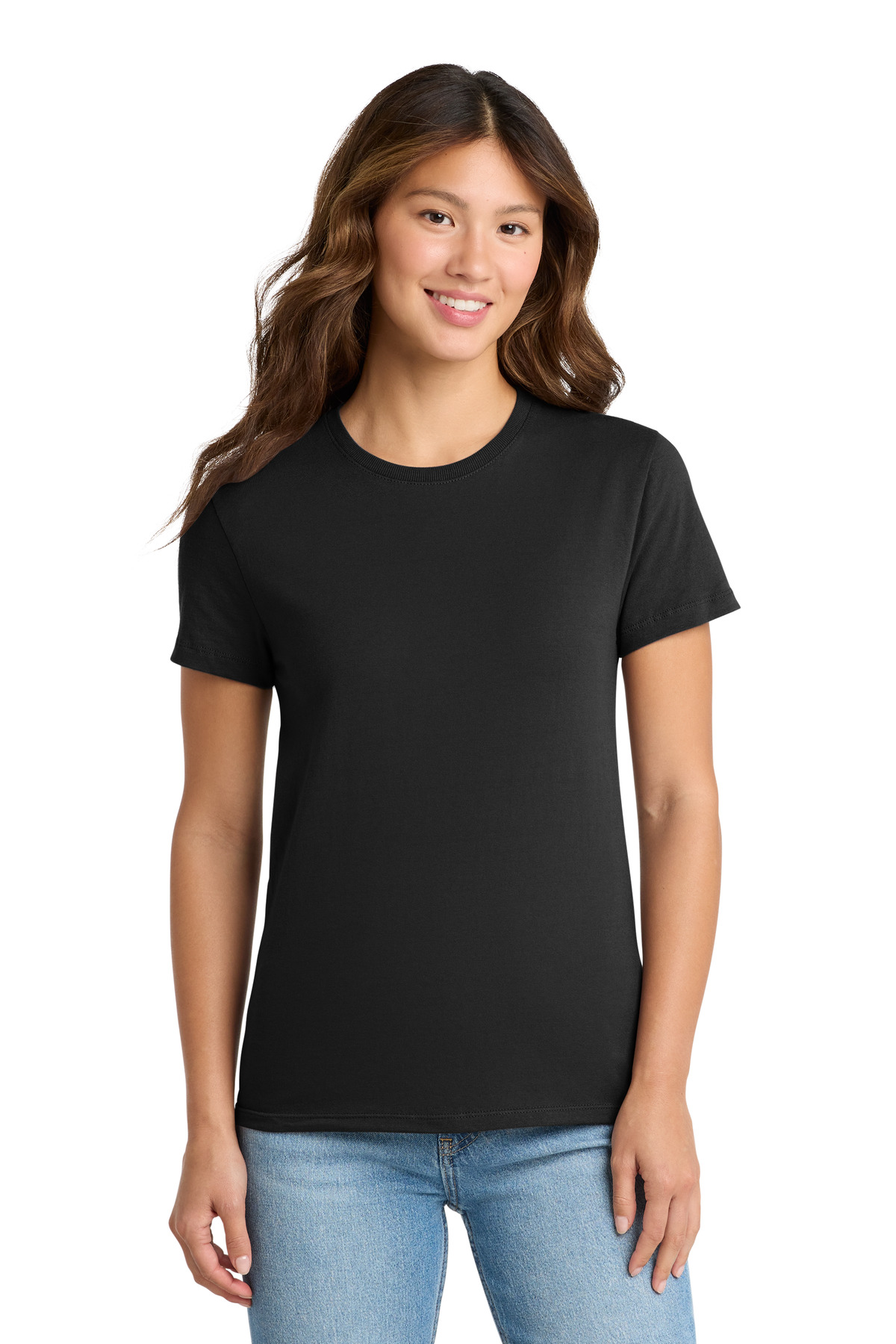 Port & Co ™ Women's Essential Tee. LPC61 - Jet Black