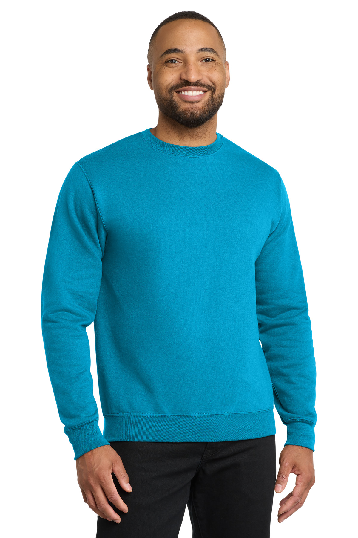 Port & Co PC78 swatch in Neon Blue