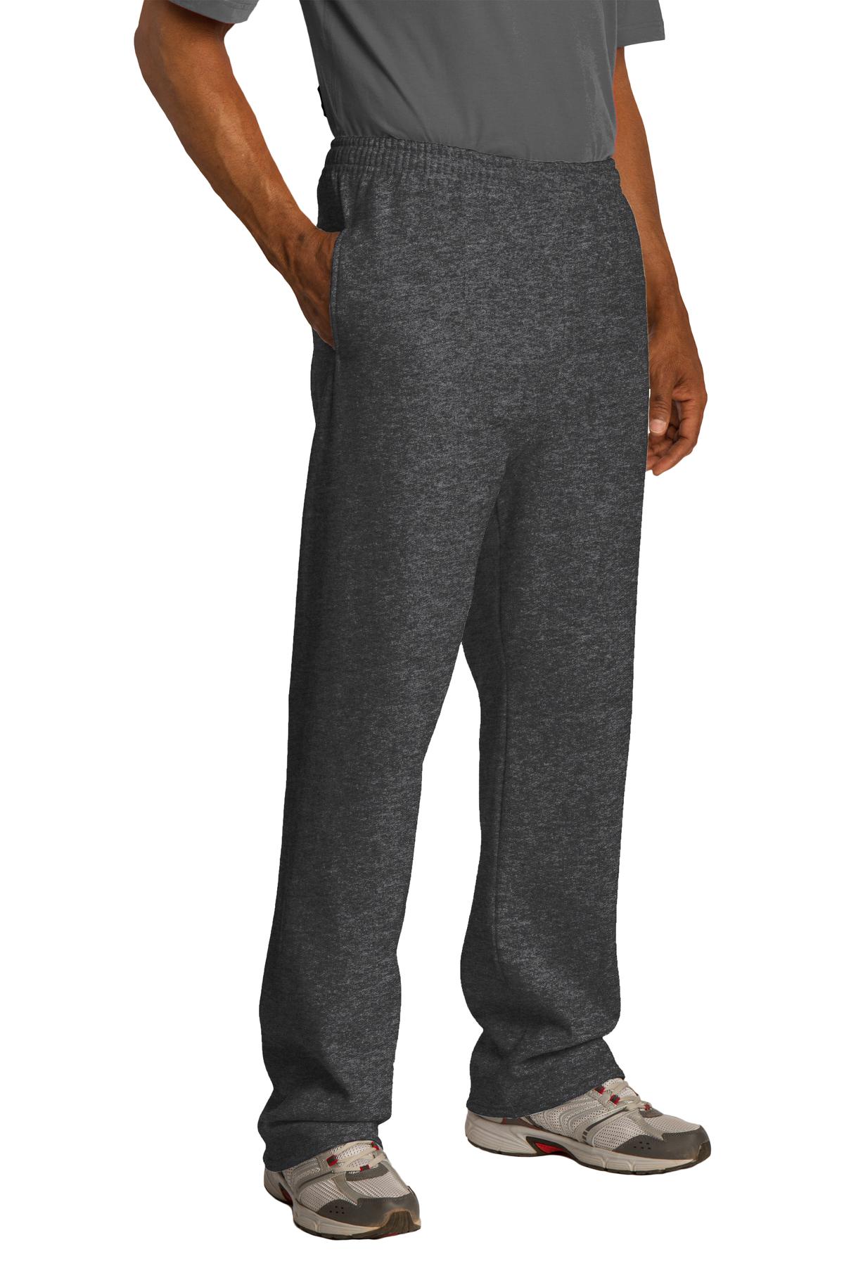 Jerzees NuBlend Open Bottom Pant with Pockets. 974MP