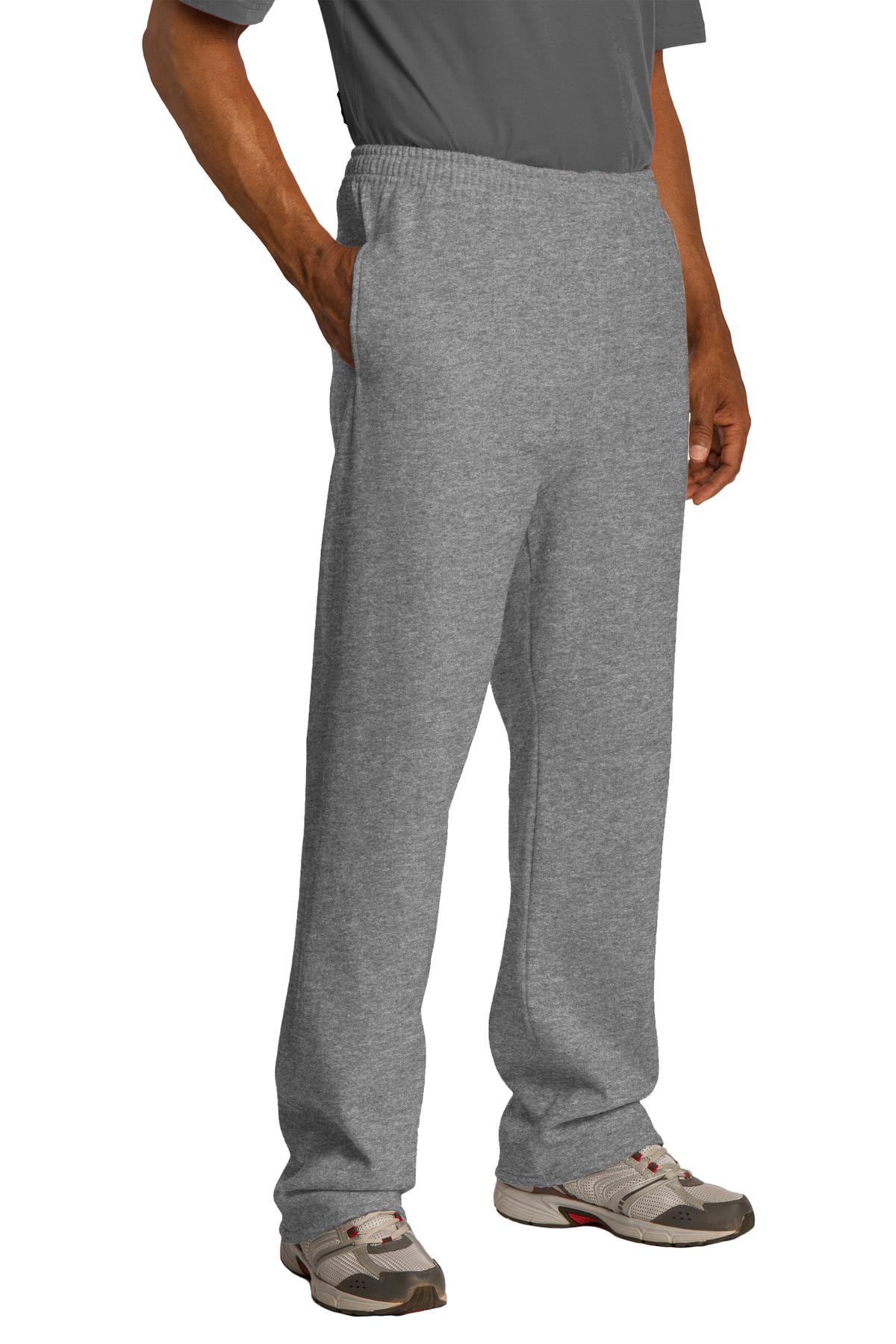 Jerzees NuBlend Open Bottom Pant with Pockets. 974MP