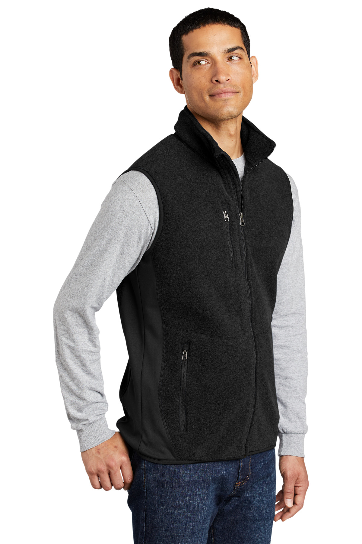 Port Authority R-Tek Pro Fleece Full-Zip Vest. F228