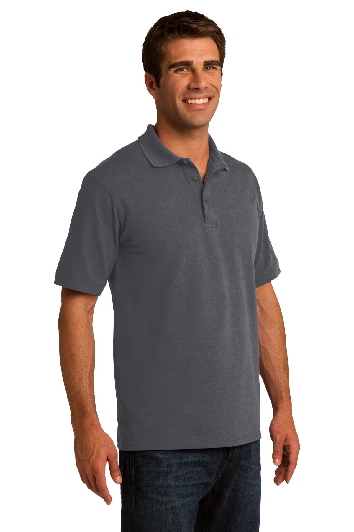 Port & Co Core Blend Pique Polo. KP155