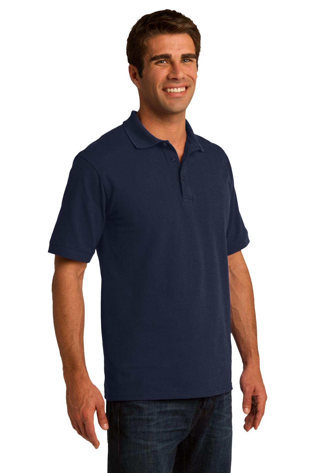 Port & Co Core Blend Pique Polo. KP155