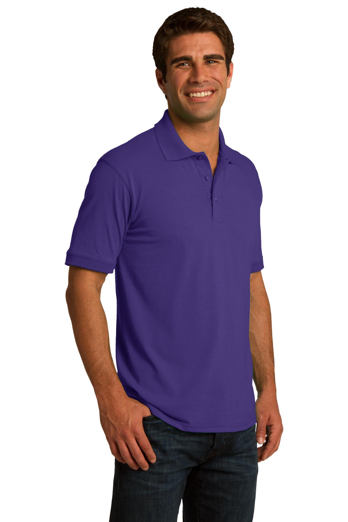 Port & Co Core Blend Jersey Knit Polo. KP55