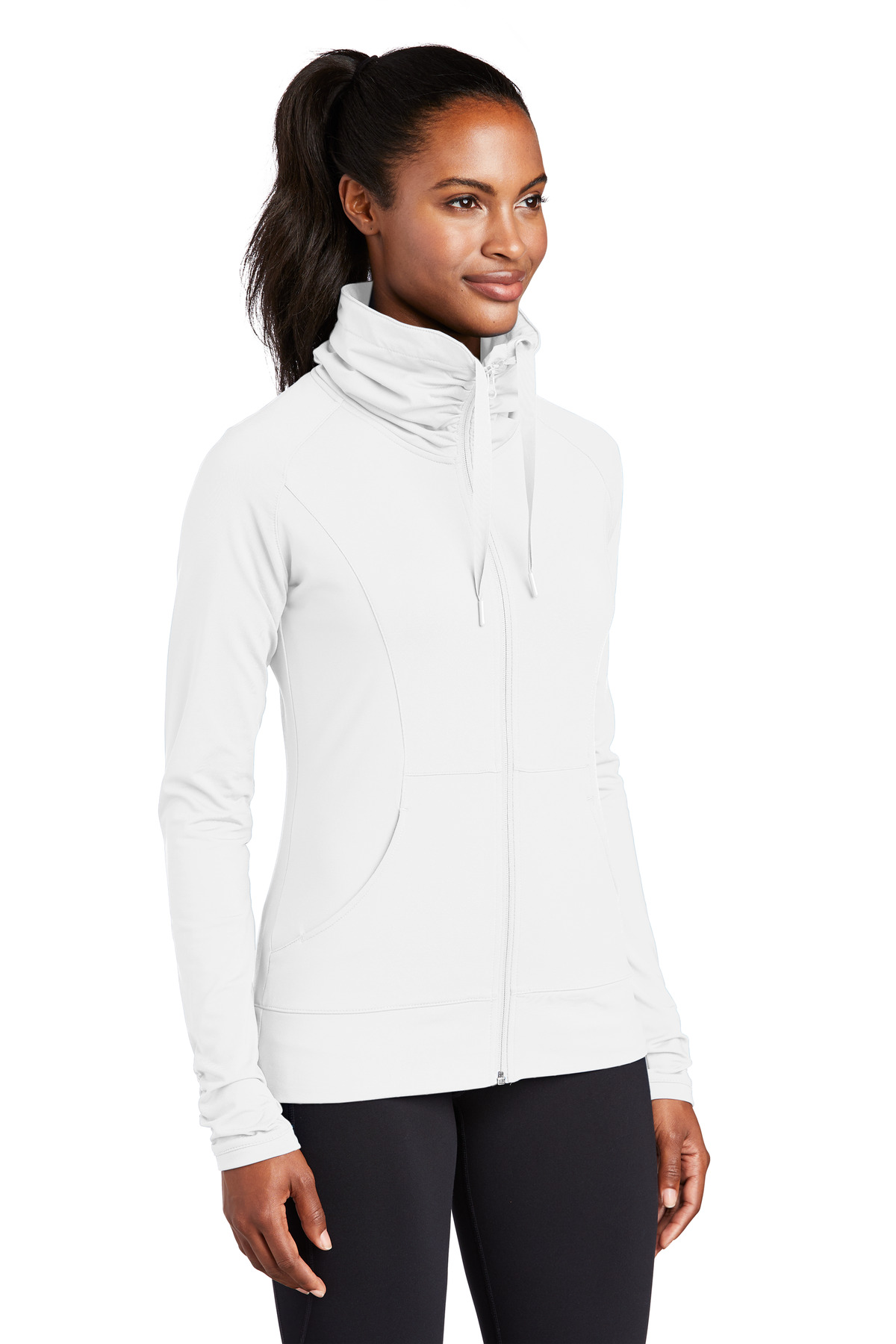 Sport-Tek Women's Sport-Wick Stretch Full-Zip Jacket. LST852