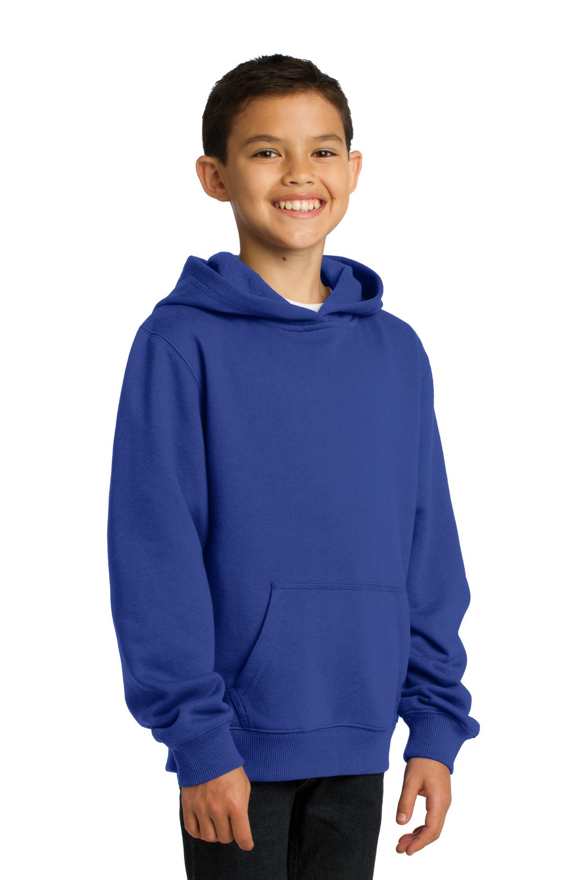 Sport-Tek Youth Pullover Hooded Sweatshirt. YST254