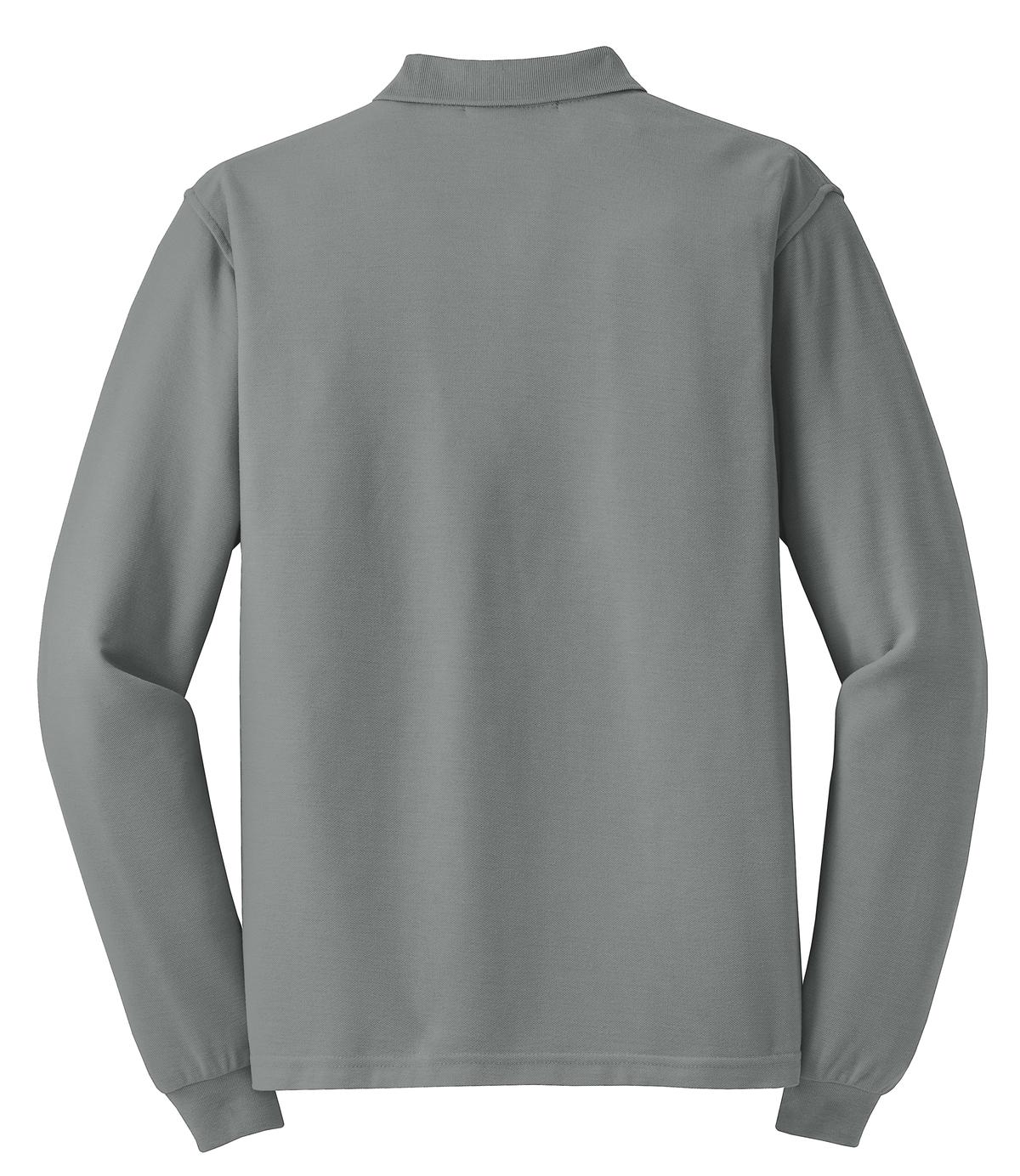 Port Authority Silk Touch Long Sleeve Polo. K500LS