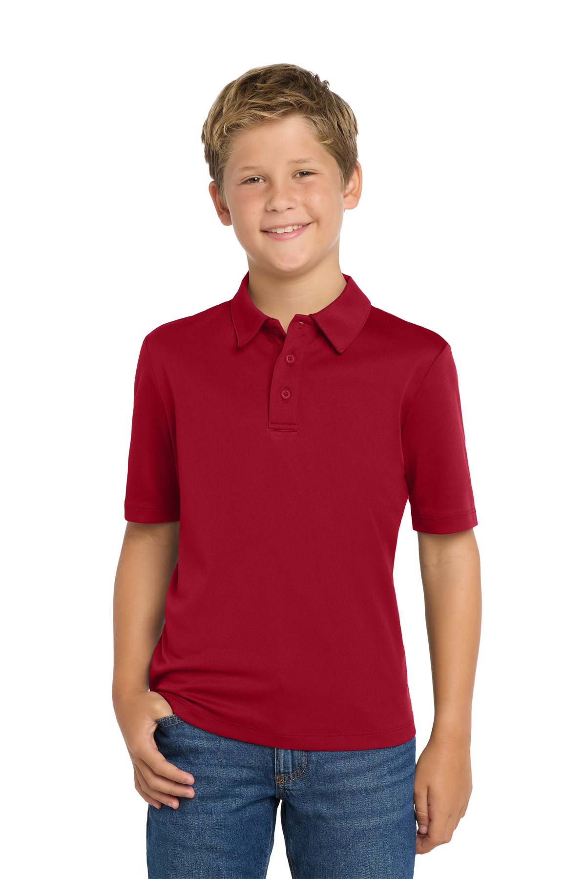 Port Authority Y540 Youth 100% Polyester Silk Touch Performance Polo Shirt - Picture 26 of 49
