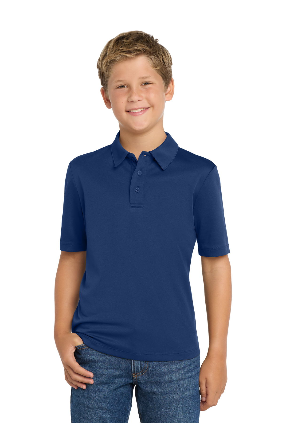 Port Authority Y540 Youth 100% Polyester Silk Touch Performance Polo Shirt - Picture 30 of 49