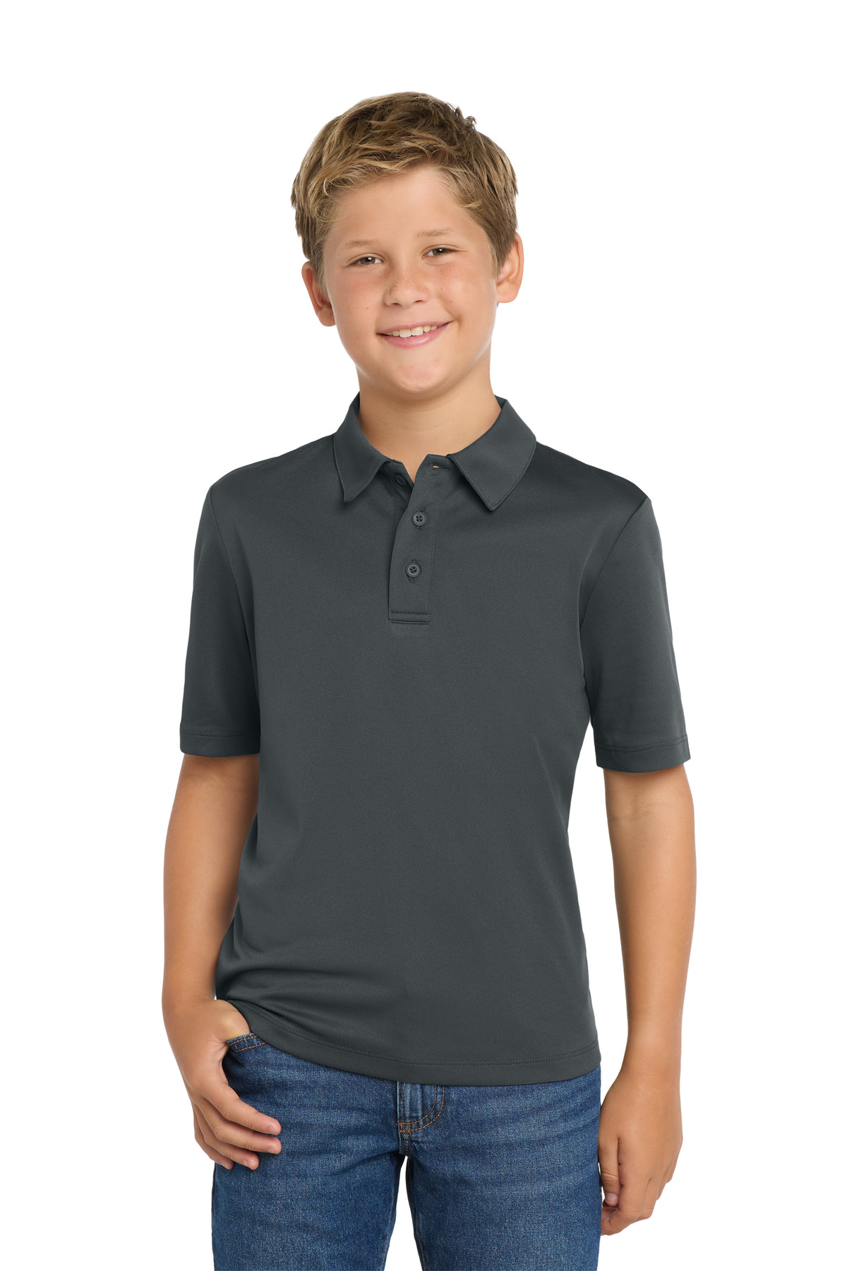 Port Authority Y540 Youth 100% Polyester Silk Touch Performance Polo Shirt - Picture 34 of 49