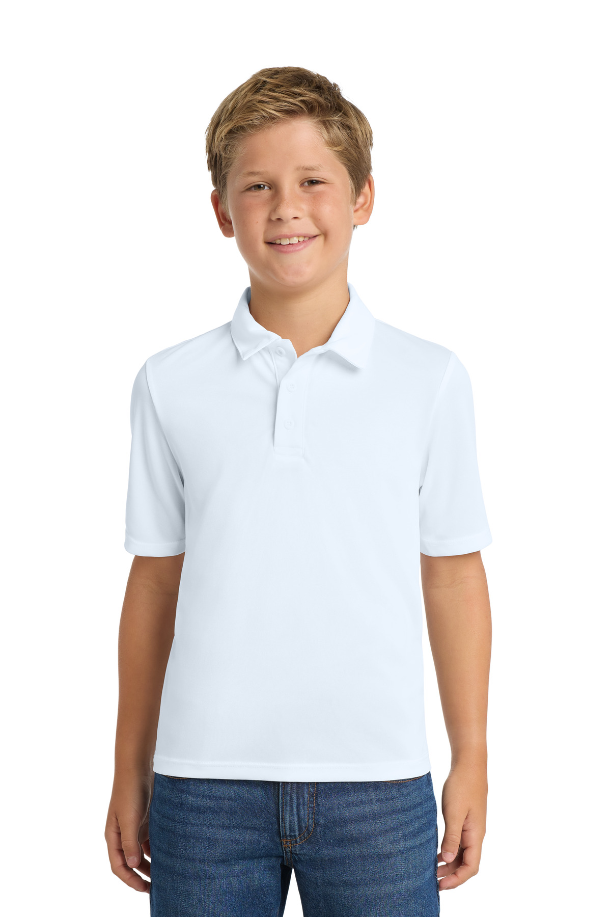Port Authority Y540 Youth 100% Polyester Silk Touch Performance Polo Shirt - Picture 38 of 49