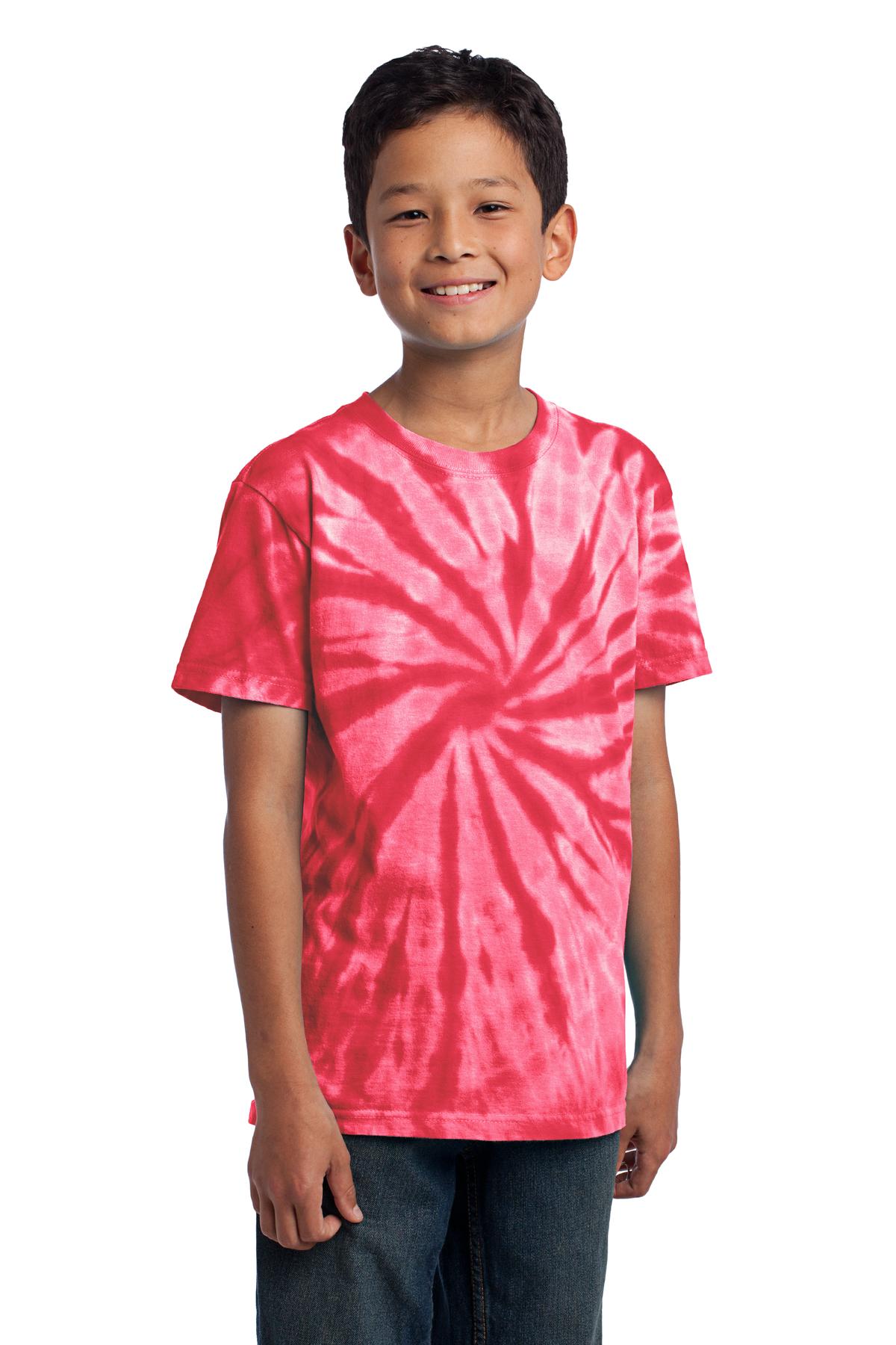 Port & Co Youth Tie-Dye Tee. PC147Y