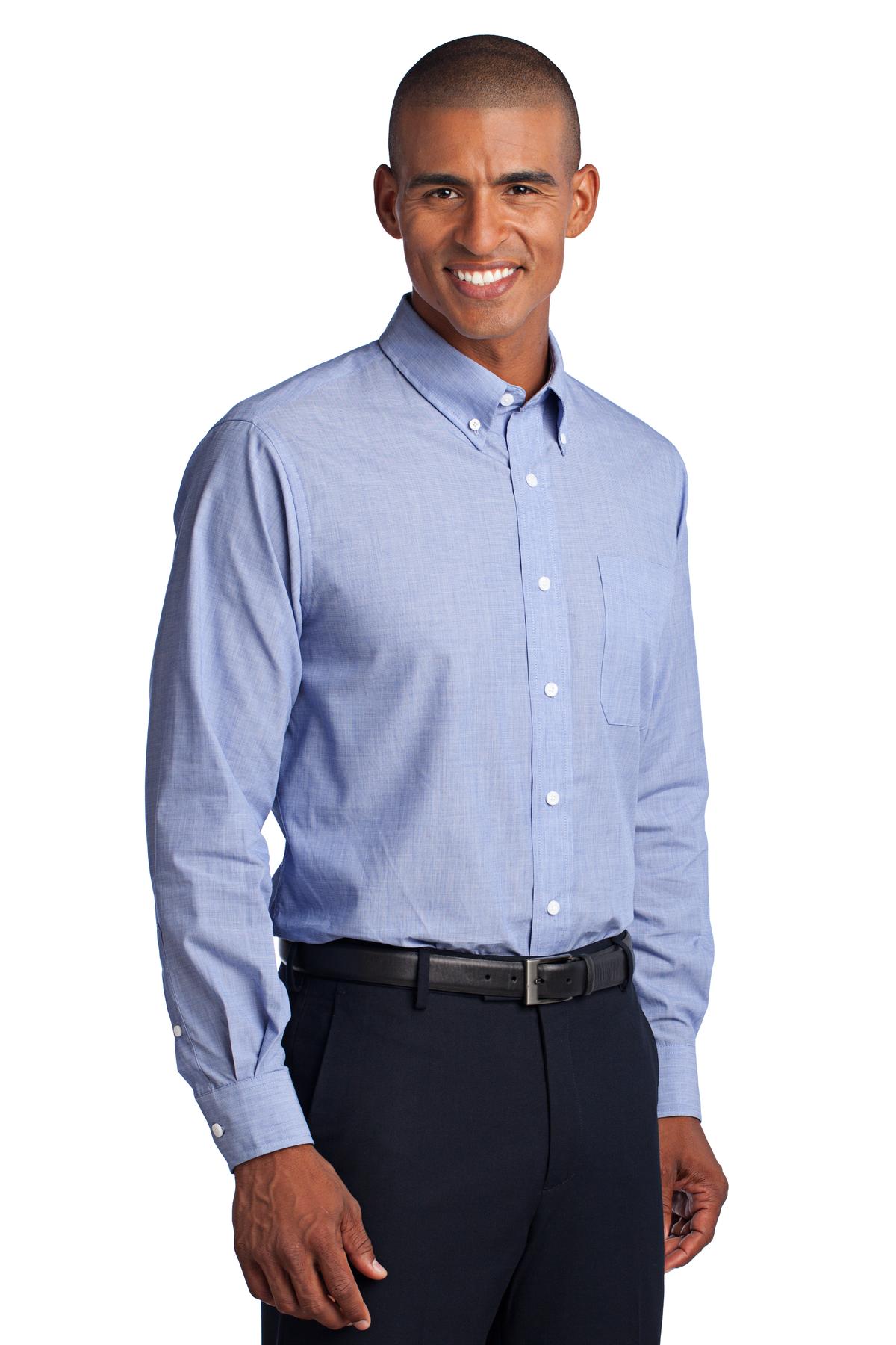 Port Authority Crosshatch Easy Care Shirt. S640