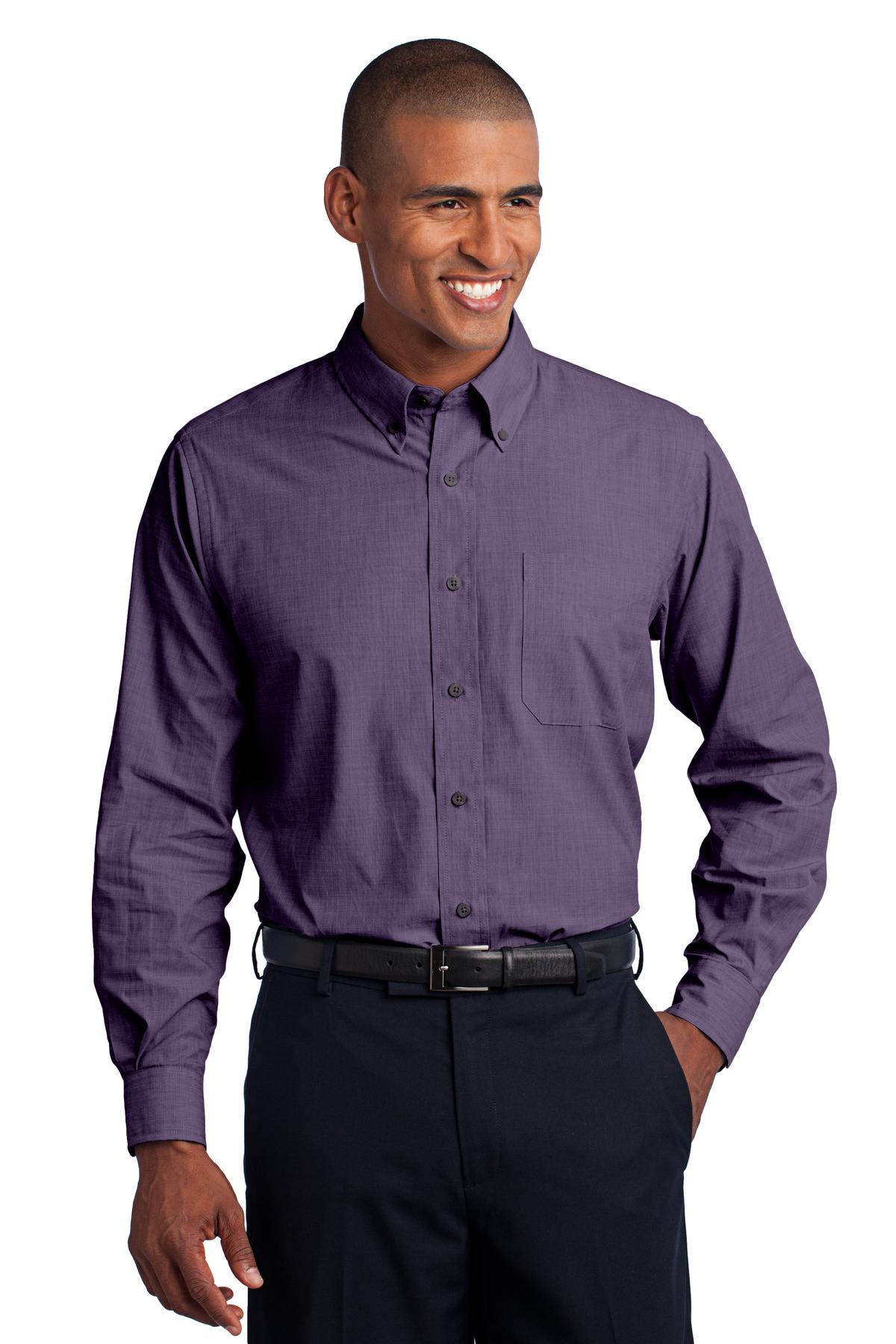 Port Authority ® Crosshatch Easy Care Shirt. S640 - Image 4