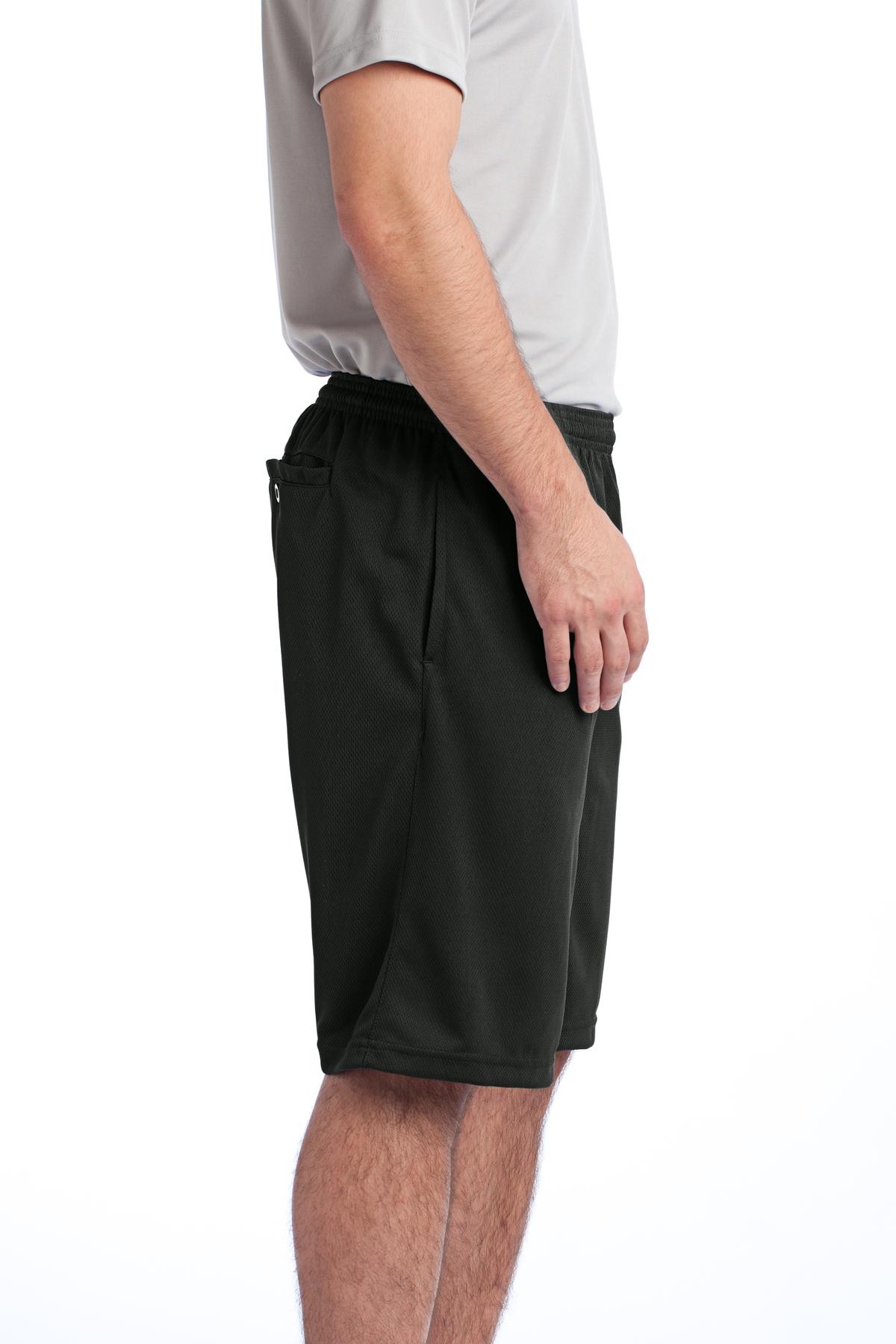 Sport-Tek PosiCharge Tough Mesh Pocket Short. ST312