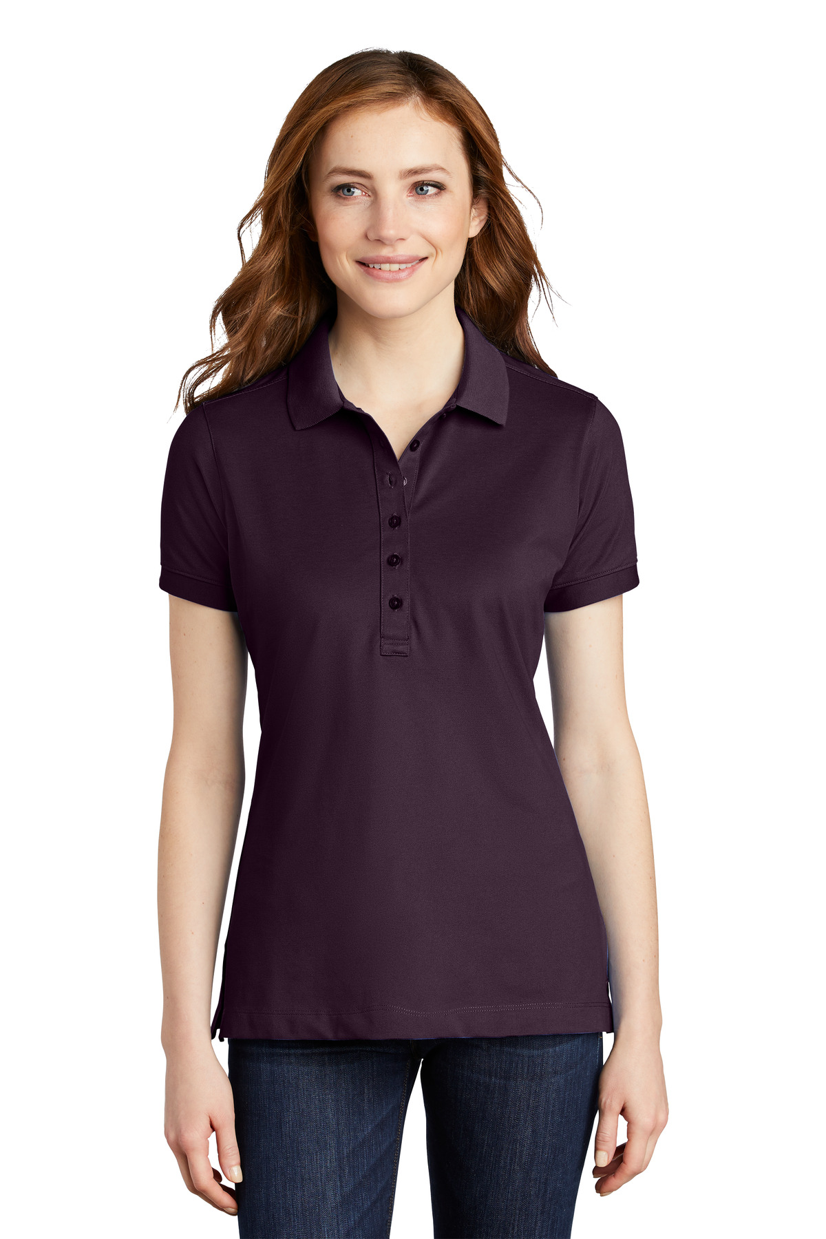 Port Authority ® Women's Stretch Pique Polo. L555