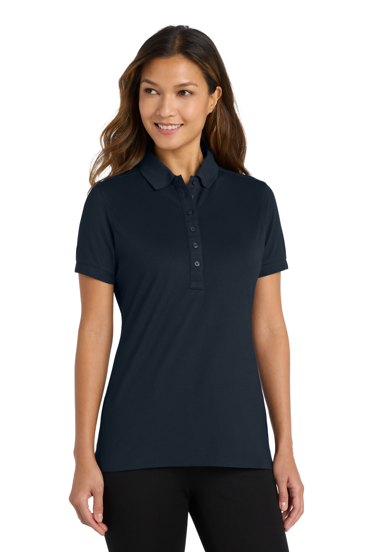 Port Authority ® Women's Stretch Pique Polo. L555 - Image 3