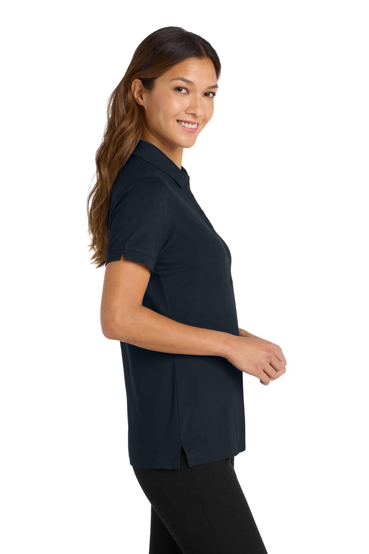 Port Authority Women's Stretch Pique Polo. L555