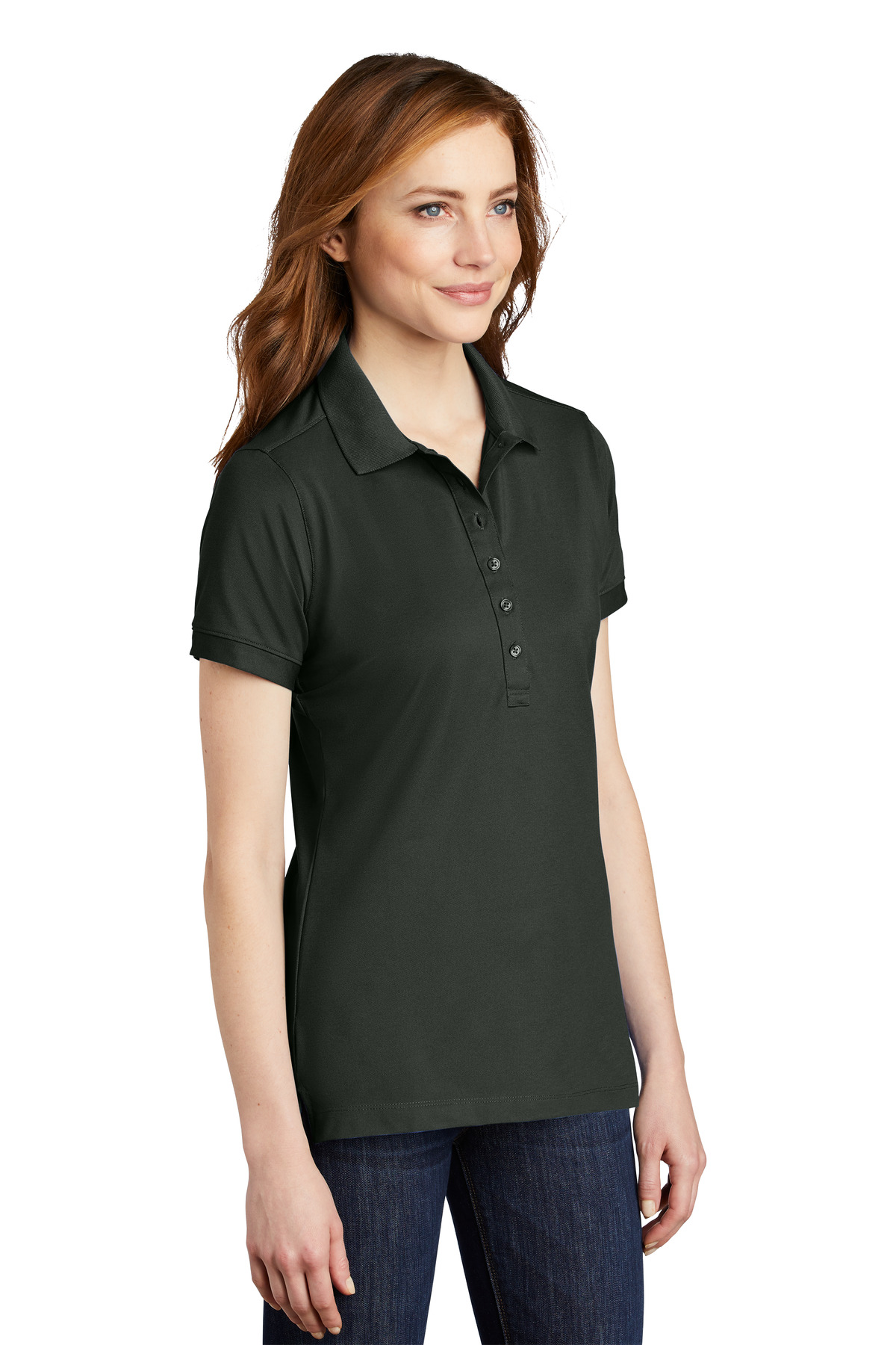 Port Authority Women's Stretch Pique Polo. L555