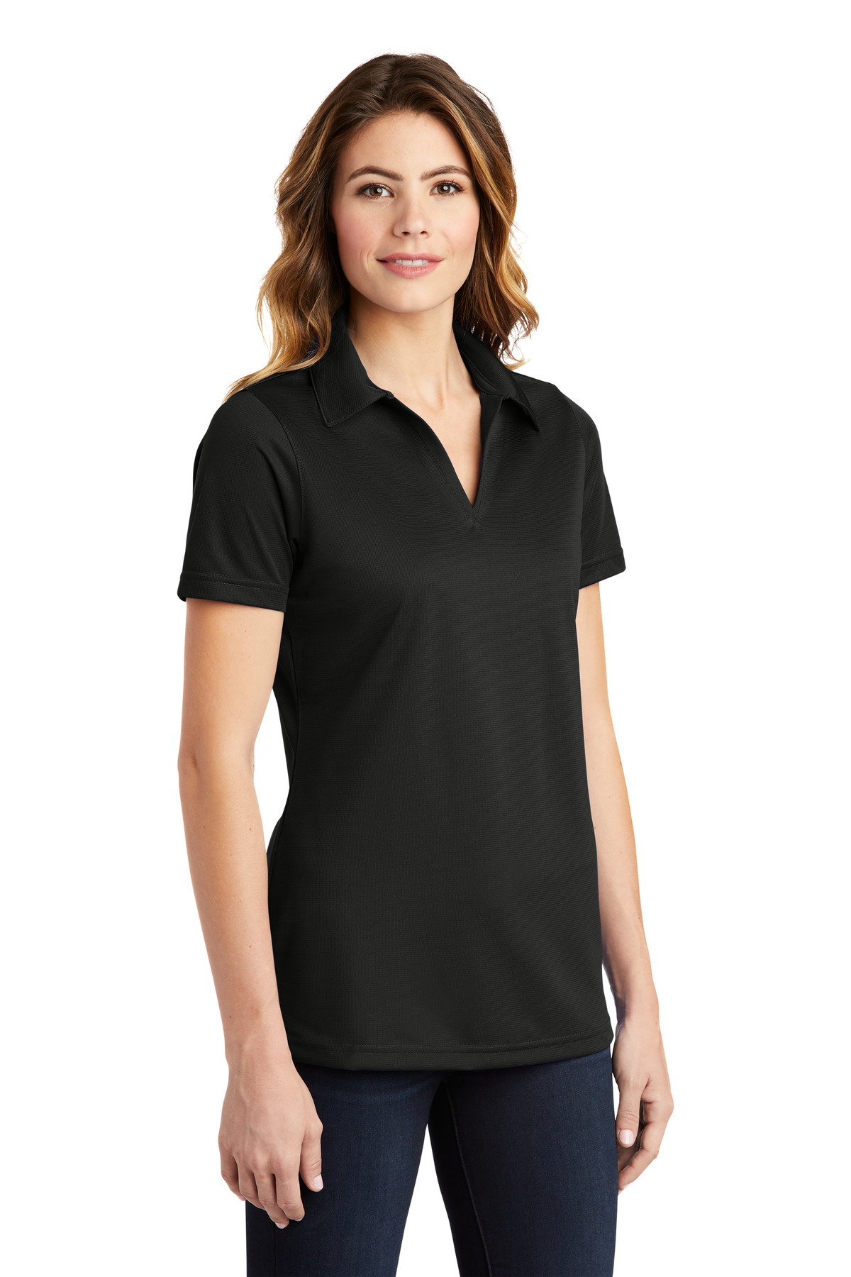 Sport-Tek Ladies PosiCharge Active Textured Polo. LST690
