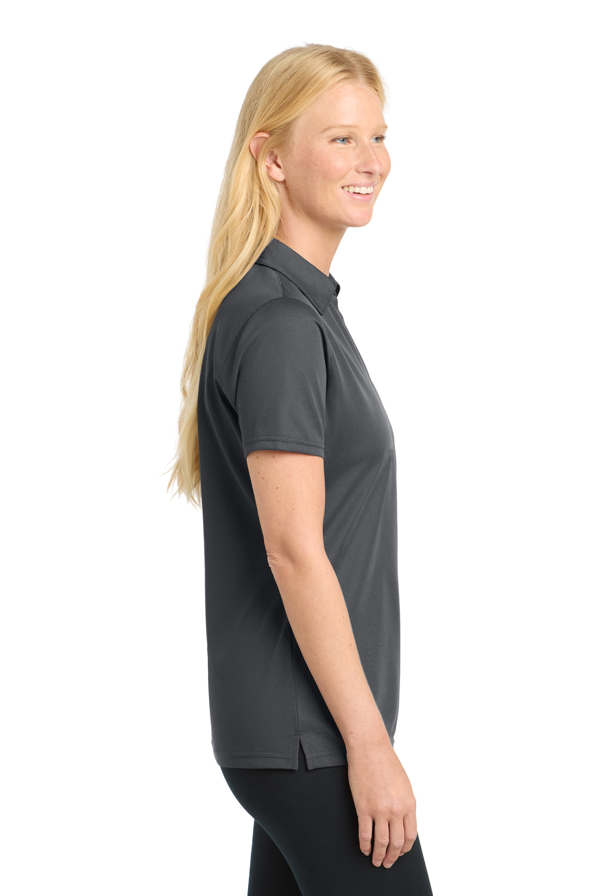 Sport-Tek Women's PosiCharge Active Textured Polo. LST690