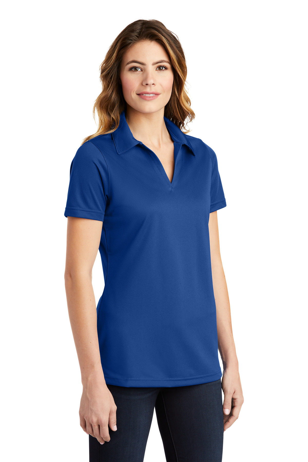 Sport-Tek Women's PosiCharge Active Textured Polo. LST690