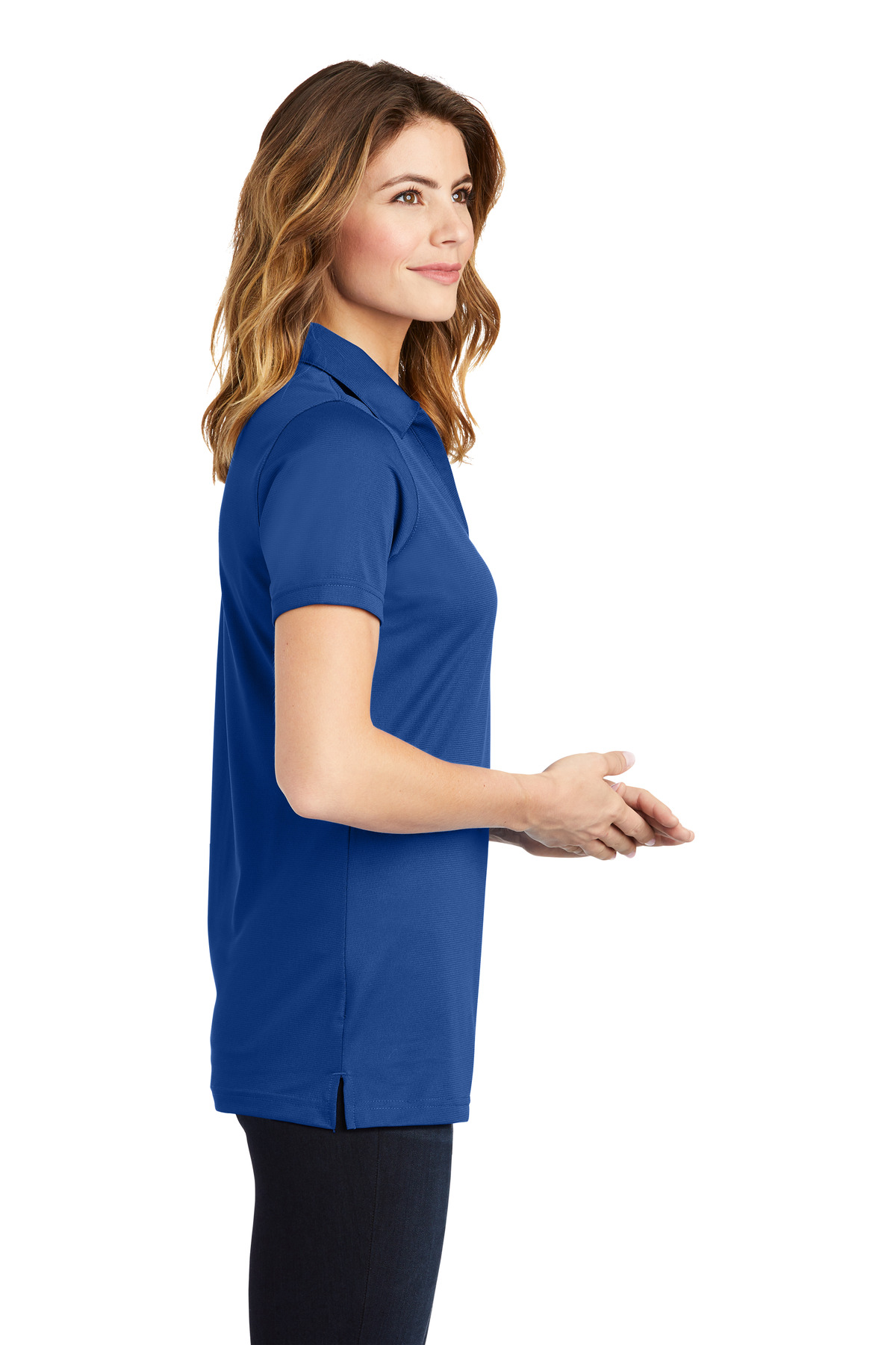 Sport-Tek Women's PosiCharge Active Textured Polo. LST690