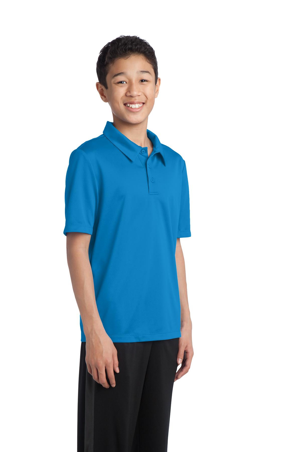 Port Authority Youth Silk Touch Performance Polo. Y540