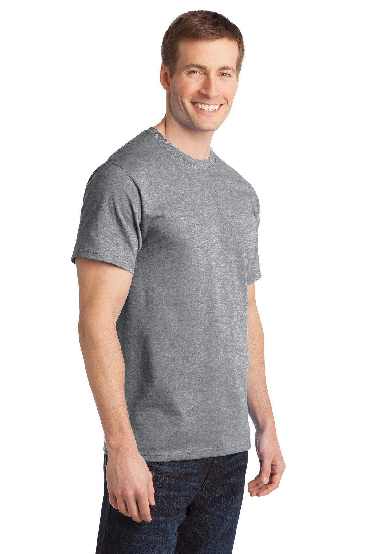 Port & Co Ring Spun Cotton Tee. PC150