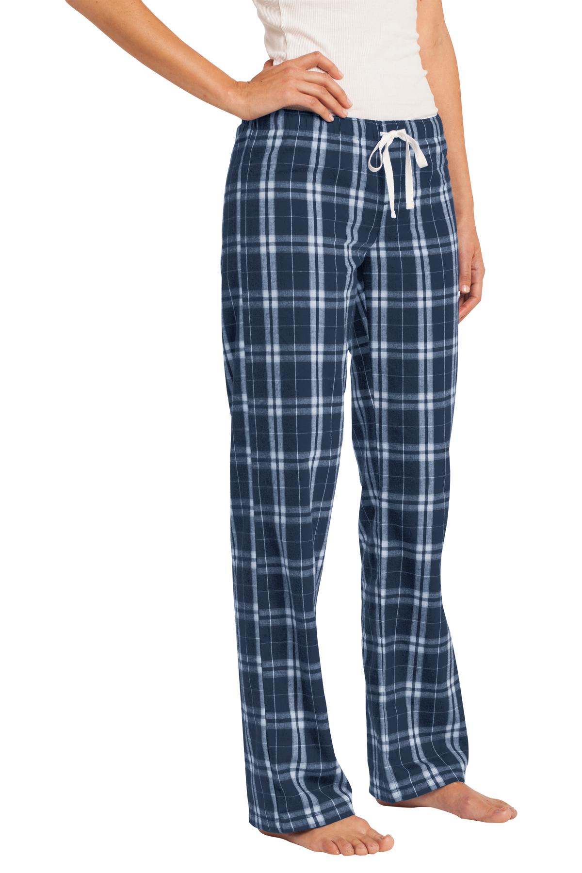 District Women's Flannel Plaid Pant. DT2800