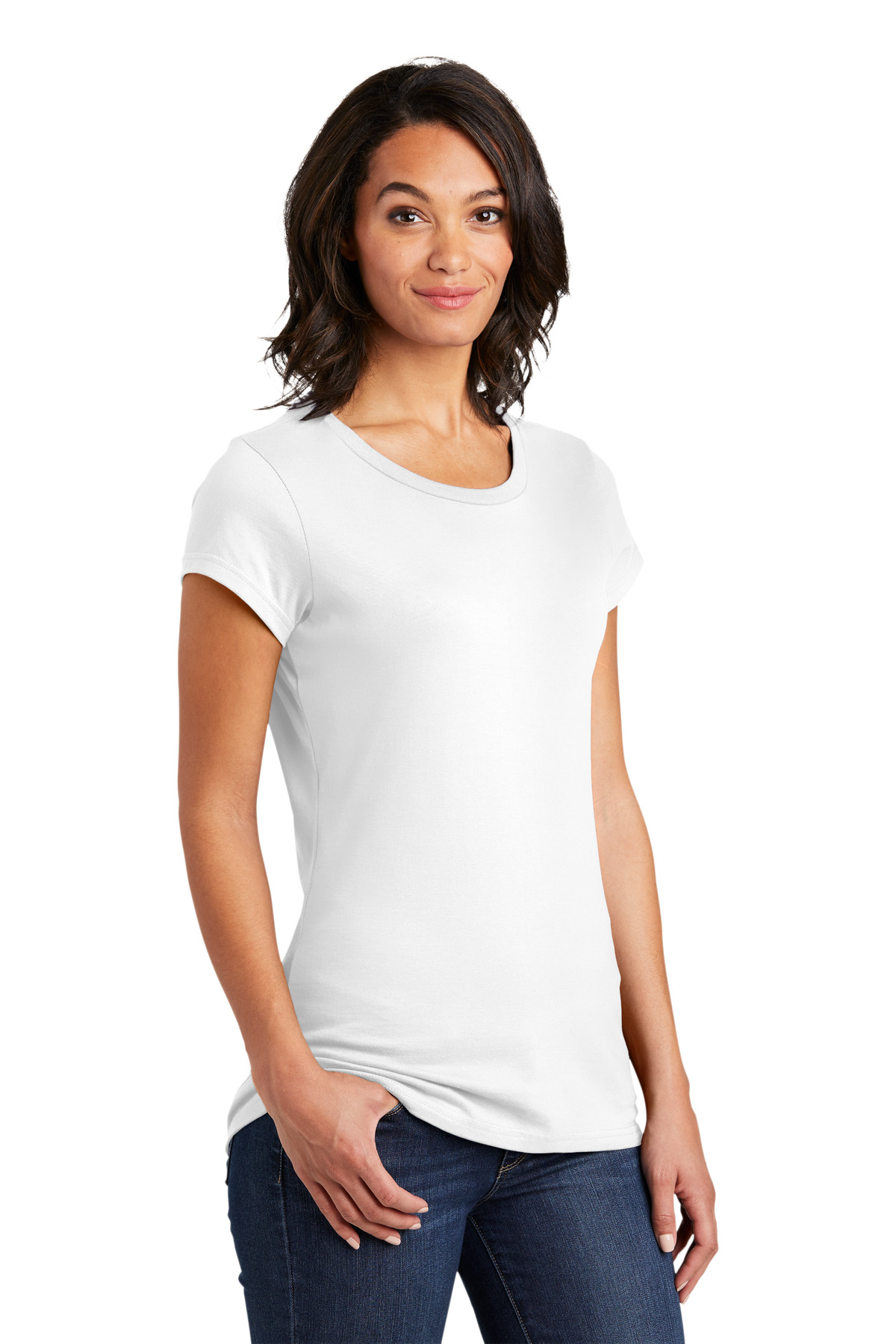 District Women's Fitted Very Important Tee . DT6001