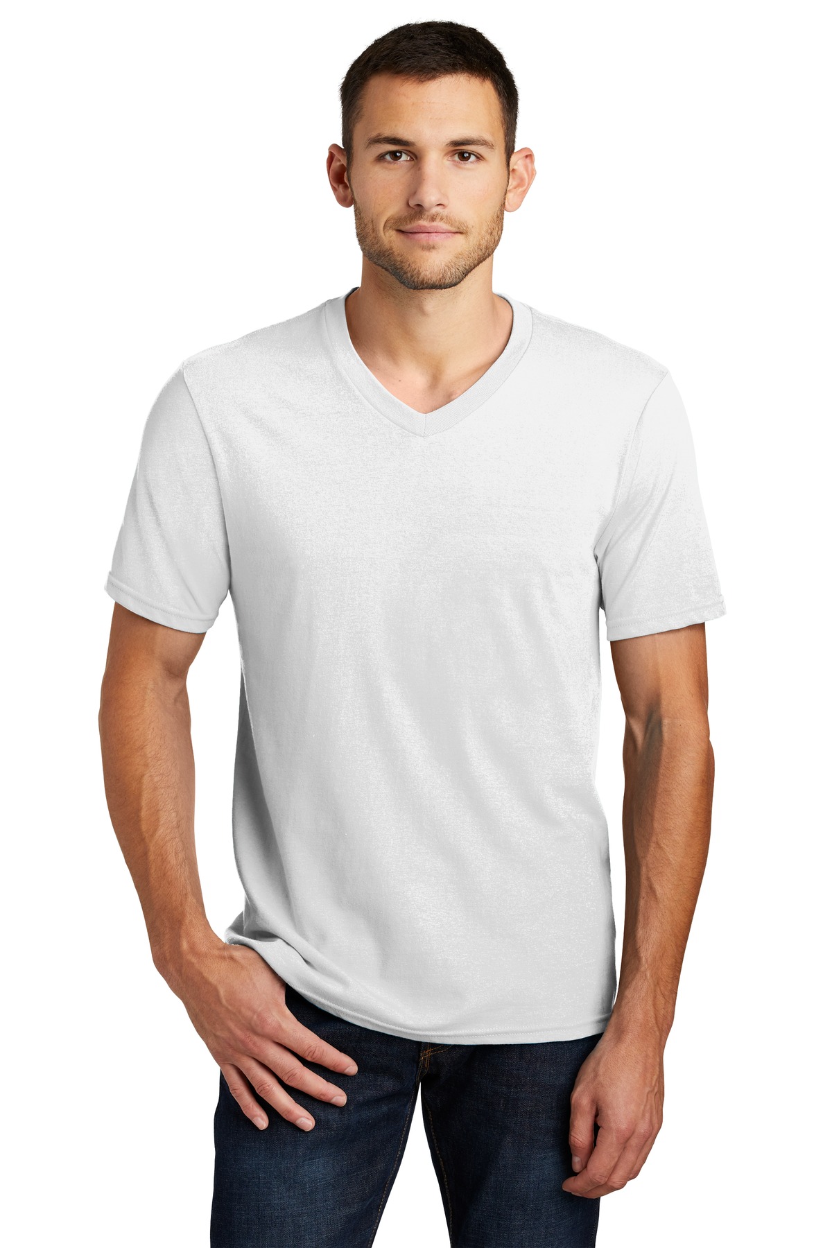 District Hospitality T-Shirts ® Very Important Tee® V-Neck.-District