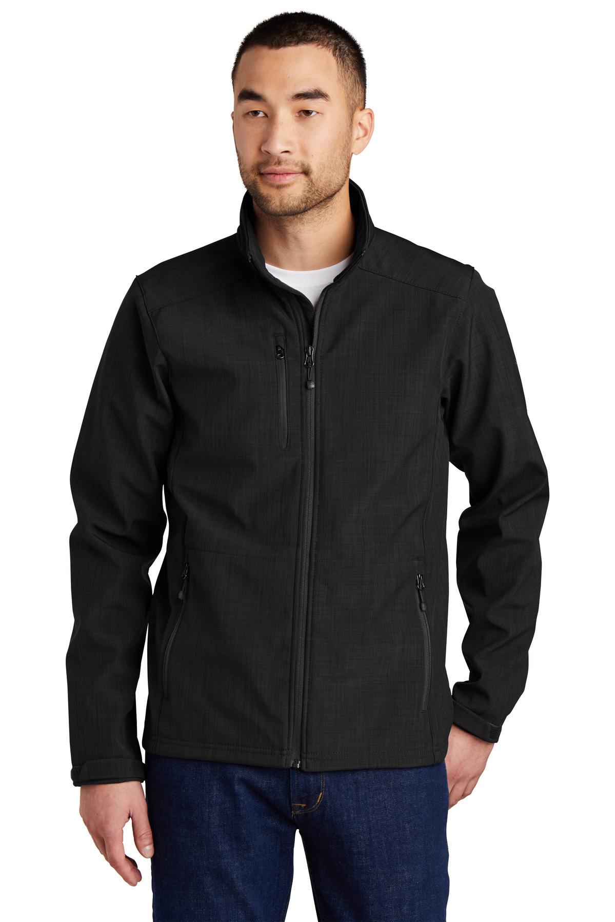 Eddie Bauer Hospitality Outerwear ® Shaded Crosshatch Soft Shell Jacket.-Eddie Bauer