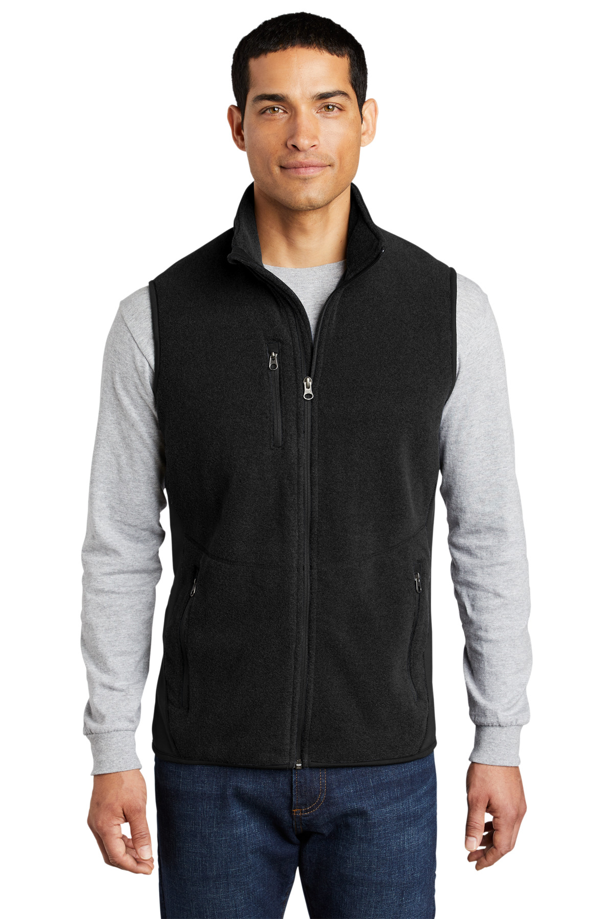 Port Authority Industrial Outerwear Sweatshirts&Fleece ® R-Tek® Pro Fleece Full-Zip Vest.-Port Authority