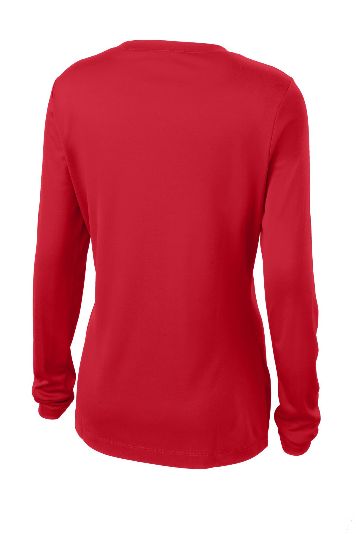 Sport-Tek Damen Langarmshirt PosiCharge Competitor V-Ausschnitt - Bild 48 von 56