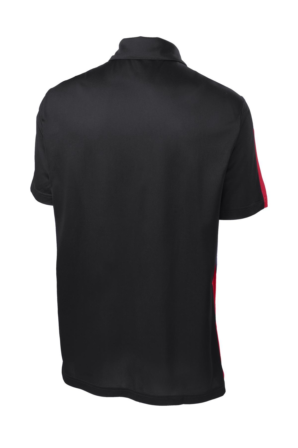 Sport-Tek PosiCharge Active Textured Colorblock Polo. ST695