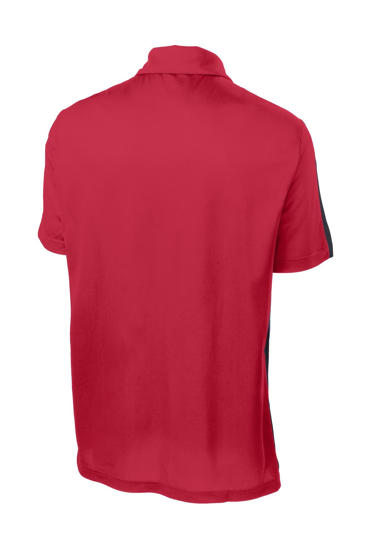 Sport-Tek PosiCharge Active Textured Colorblock Polo. ST695