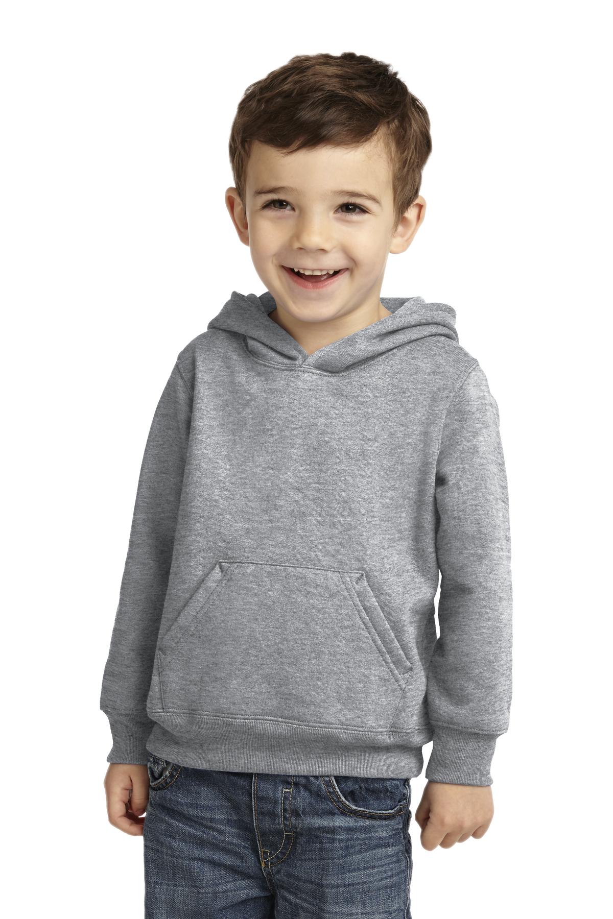 Port & Company &#174;  Toddler Core Fleece Pullover Hooded Sweatshirt.