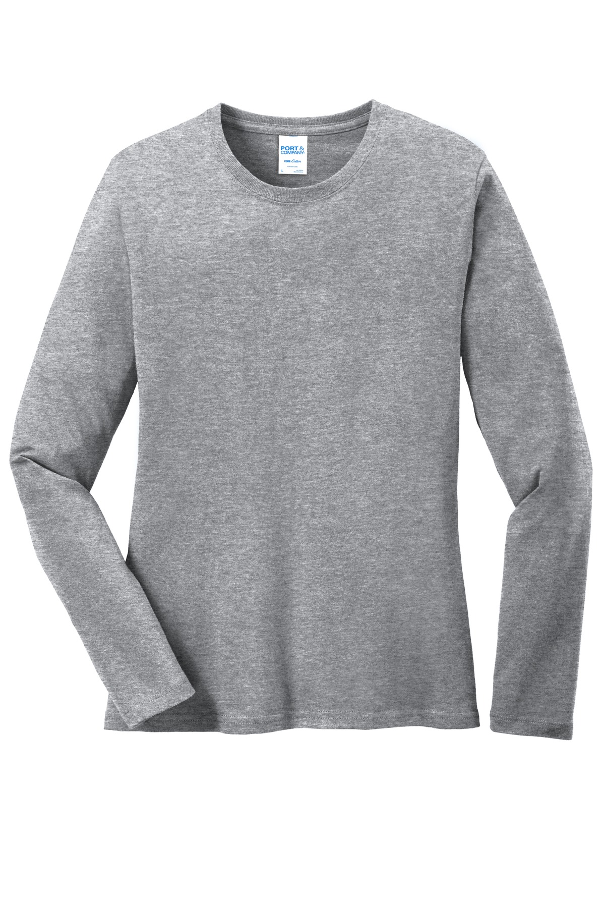 Port & Company Ladies Long Sleeve Core Cotton Tee - Bild 7 von 56