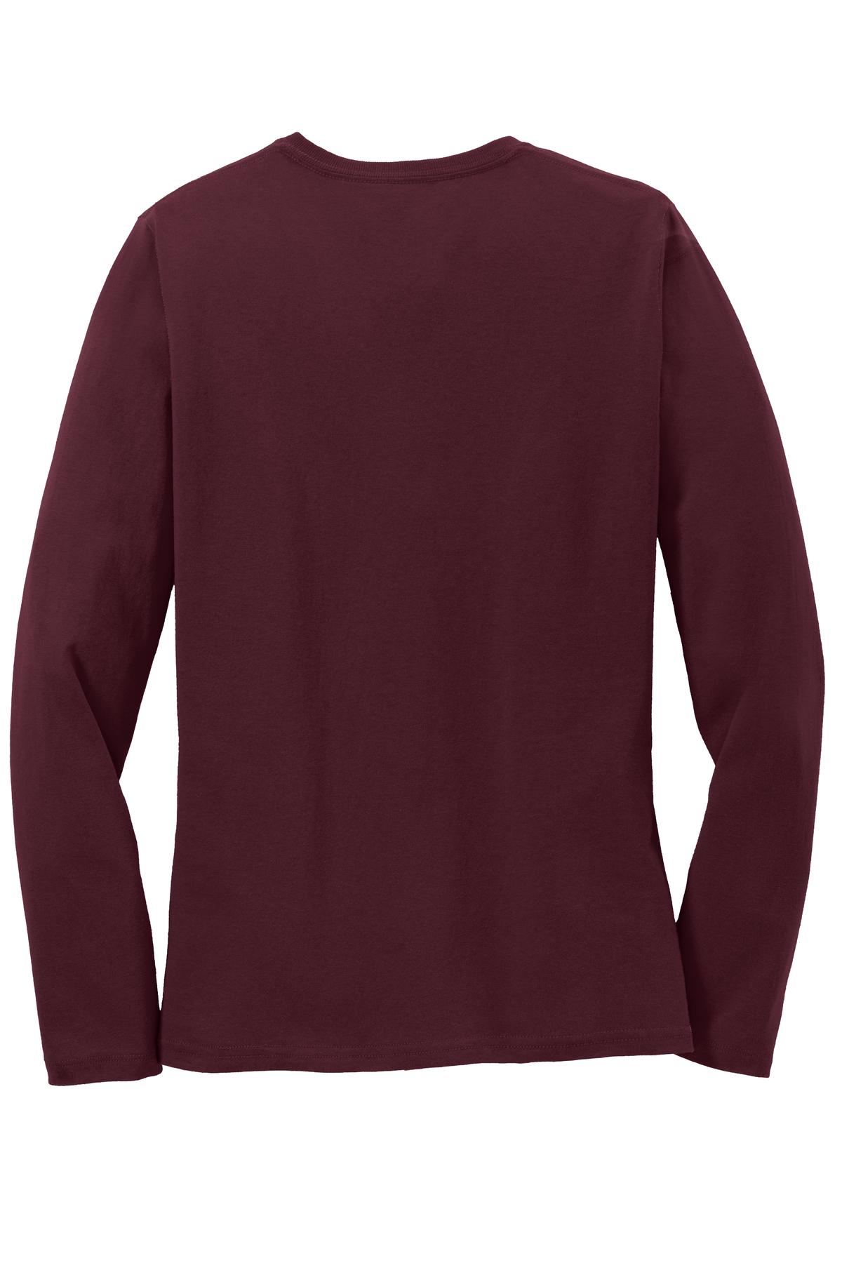 Port & Company Ladies Long Sleeve Core Cotton Tee - Bild 12 von 56